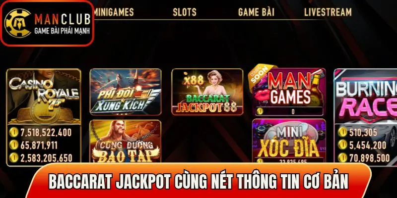 Baccarat Jackpot – Luật Chơi Và Cơ Chế Thưởng Nổi Bật 1 Baccarat Jackpot cùng vài nét thông tin cơ bản