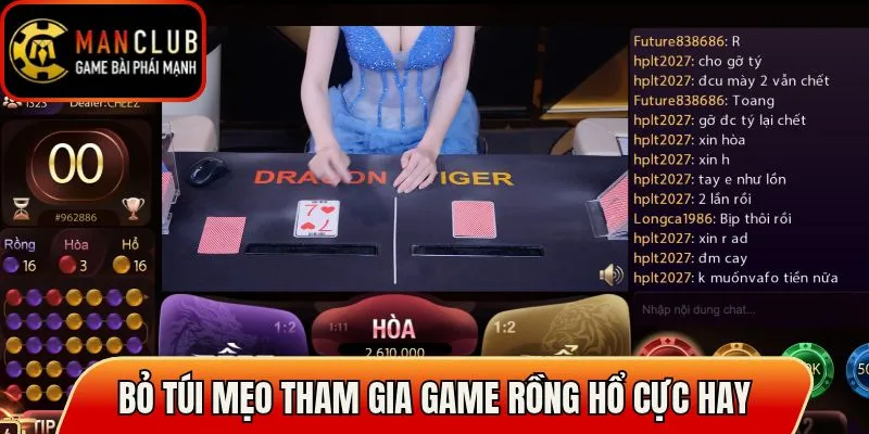Rồng Hổ Luật Chơi A - Z Cùng Bí Quyết Tham Gia Hiệu Quả 3 Bỏ túi mẹo tham gia game Rồng Hổ cực hay