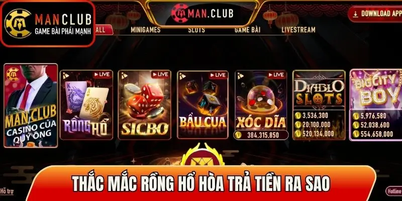 Nhiều người thắc mắc Rồng Hổ hòa trả tiền ra sao