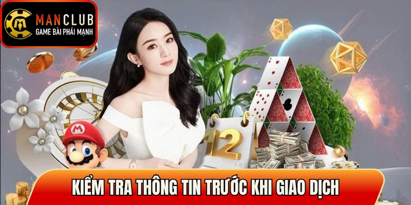 Rút Tiền Manclub Đúng Cách - Nhận Tiền Nhanh Và An Toàn 3 Kiểm tra thông tin trước giúp giảm nguy cơ thao tác nhầm